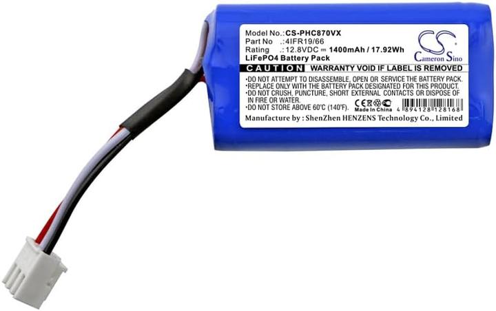 Image du produit Shenzhen Ersatzakku 1400mAh für Philips & Severin Staubsauger