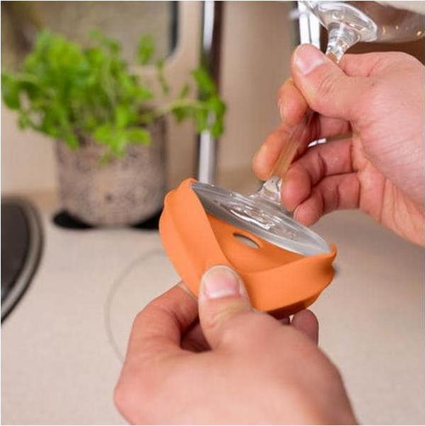 Produktbild Silwy Magnet-Kondom für Stielgläser Orange (1 Stk.)
