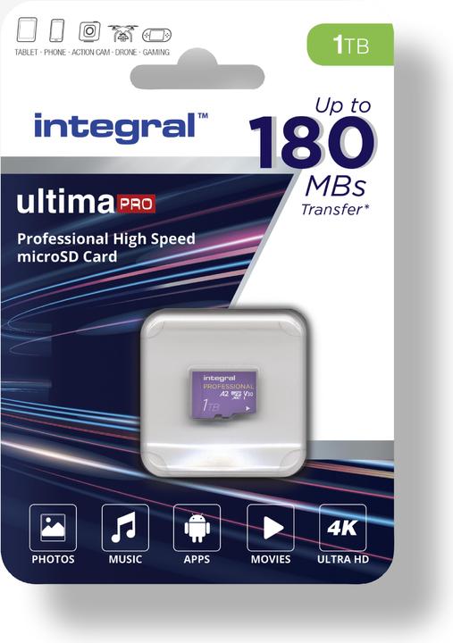 Image du produit SDXC Micro 1TB U3 V30 A2 (1000 Go, microSDXC, U3, UHS-I)