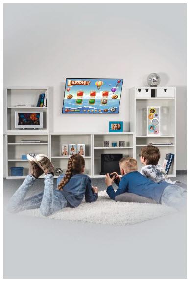 Image du produit Hama Support TV mural, inclinable, 191 cm (75") jusqu'à 40 kg (Mur, 75", 40 kg)
