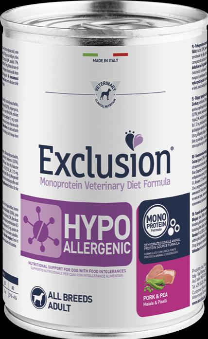 Immagine prodotto Exclusion Maiale e pisello ipoallergenici (Adulto, 24 pz., 200 g)