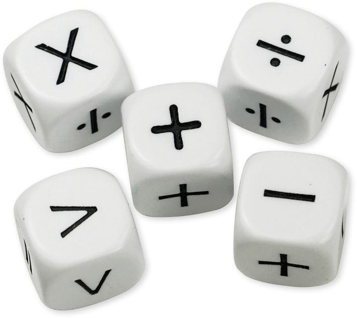 Actual product image TimeTEX TIME TEX set of dice arithmetic symbols 93555 16mm 5 pieces