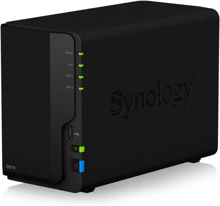 Actual product image Synology DS218 NAS Seagate IronWolf (2 x 4 TB, Seagate Ironwolf)
