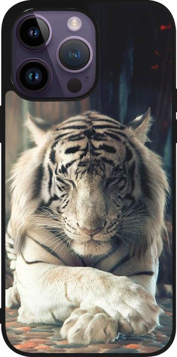 Image du produit PhoneLook Coque Silicone rigide noir Zen Tiger (Apple iPhone 15 Pro Max)