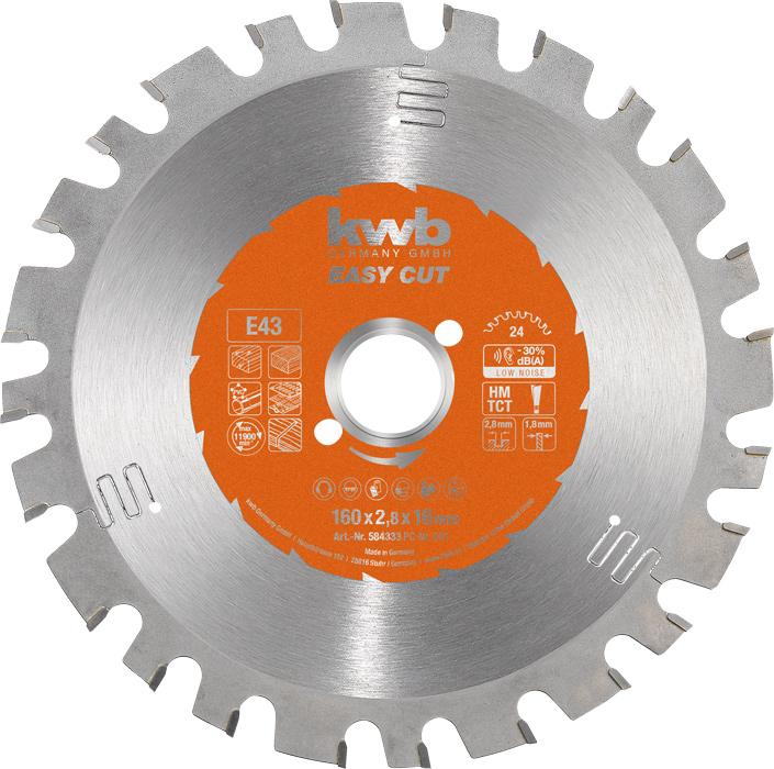 Produktbild kwb Kreissägeblatt Hm 160X16 43E