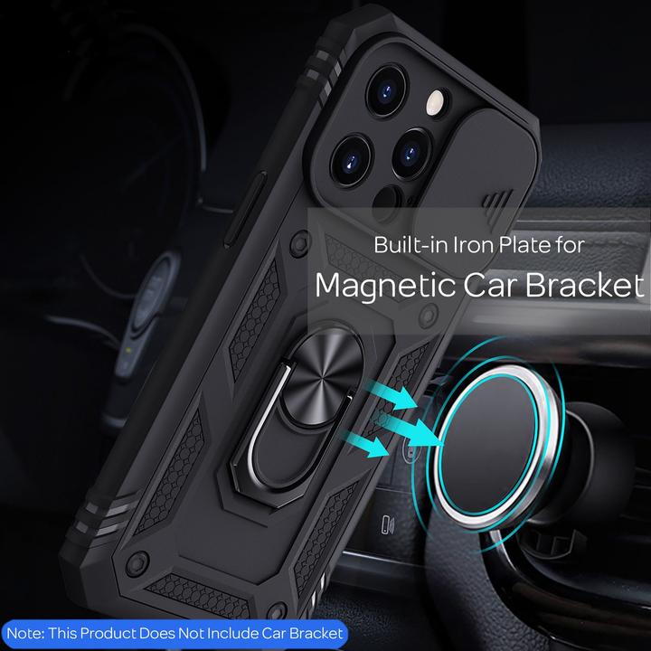 Immagine prodotto Nalia Copertura antiurto dell'anello in stile militare (Apple iPhone 13 Pro)