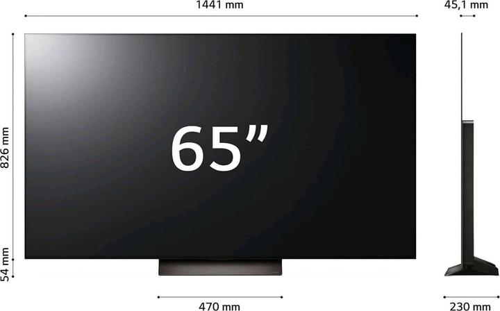 Immagine prodotto LG OLED evo C4 65" Serie OLED65C44LA (65", C4, OLED, 4K, 2024)