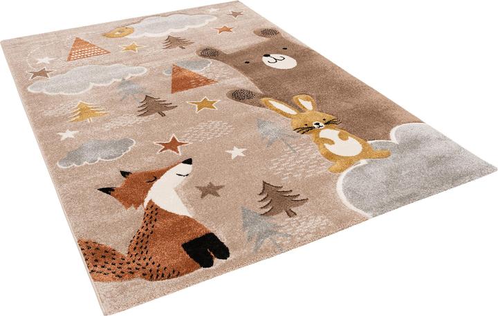 Actual product image Pergamon Maui Kids fox and bear (200 x 140 cm)