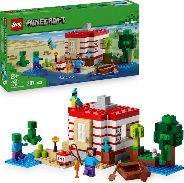 Productafbeelding LEGO Das TNT-Dschungelhaus (21275, LEGO Minecraft)