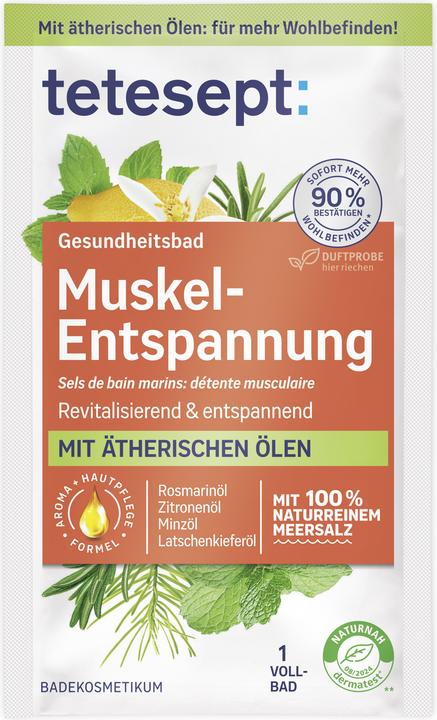Image du produit Tetesept Muscle relaxation - Sel de bain santé - 80.0g (Sel de bain)
