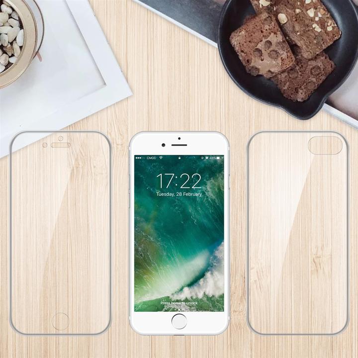 Productafbeelding Cadorabo TPU 360 graden hoesje (Apple iPhone 7, Apple iPhone SE (2e generatie))