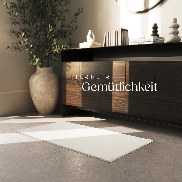 Produktbild tectake Kurzflorteppich Soft Zone (60 x 110 cm)