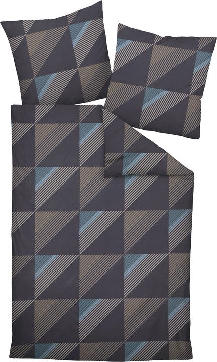 Janine Mako-Satin Bettwäsche J.D. 87065 nachtschattenblau