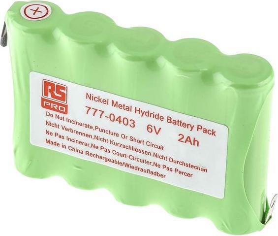 Actual product image Rs Pro NiMH AA x 5 2000mAh 6V Pack (5 pcs., AA, 2000 mAh)