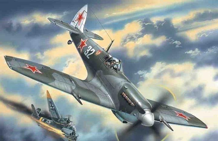 Actual product image ICM Supermarine Spitfire LF.IXE WWII Soviet Air Force Fighter