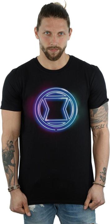 Immagine prodotto Black Widow Neon Logo Maglietta Uomo (S)