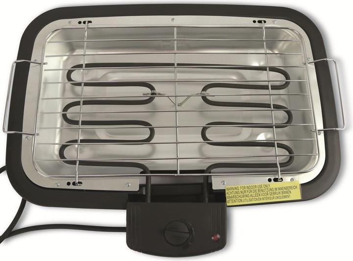 Image du produit Alpina Maschinen Gril électrique de table 2000W noir (2 kW)