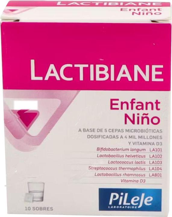Actual product image PiLeJe Lactibiane Children 1G 10 Sachets (Body lotion)
