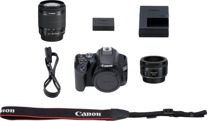 Image du produit Canon EOS 250D (29 - 88 mm, 24.10 Mpx, APS-C / DX)