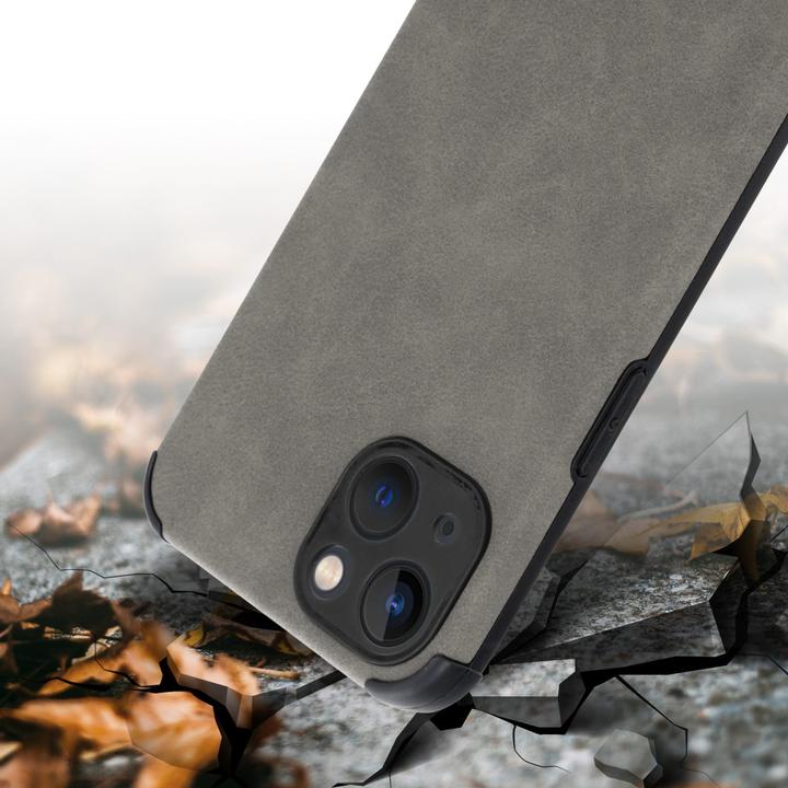 Produktbild Cadorabo Hülle für Apple iPhone 13 im TPU Matt Leder LM161 Style (Apple iPhone 13)