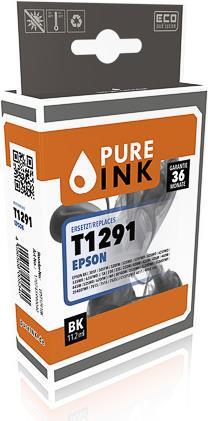 Image du produit Pure Ink EPST1291BK PI EPSON T1291 BX Encre noire rebuilt 402pages Puce 11,2ml