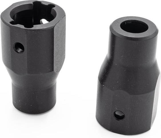 Produktbild Hobbytech Achse hinten Lockout Aluminium Schwarz CRX