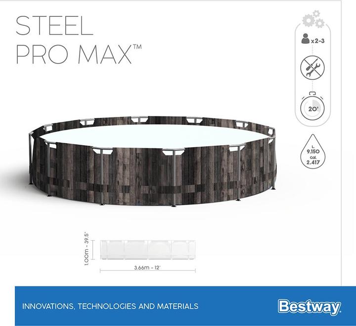 Actual product image Bestway Steel Pro Max (Ø 366 x 100 cm)