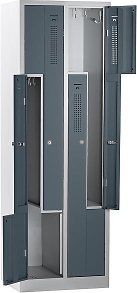 Produktbild eurokraft basic Z-Schrank (59 cm, 180 cm)