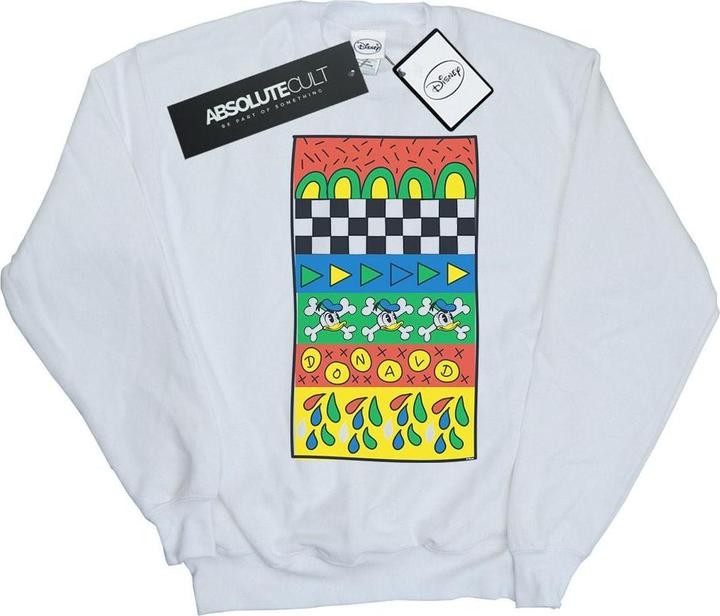 Immagine prodotto Disney Donald Duck Vintage Pattern Felpa Ragazze (128)