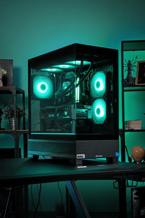 Produktbild Actina 5901443406235 PC AMD Ryzen™ 7 9800X3D 32 GB DDR5-SDRAM 1 TB SSD NVIDIA GeForce RTX 4070 Ti Su (AMD Ryzen 7 9800X3D, 32 GB, 1000 GB, GeForce RTX 4070 Ti Super)