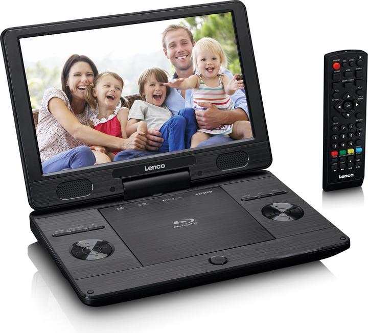 Lenco BRP-1150BK Lettore Blu-ray - DVD portatile (Lettore DVD portatile, Lettore Blu-ray portatile)