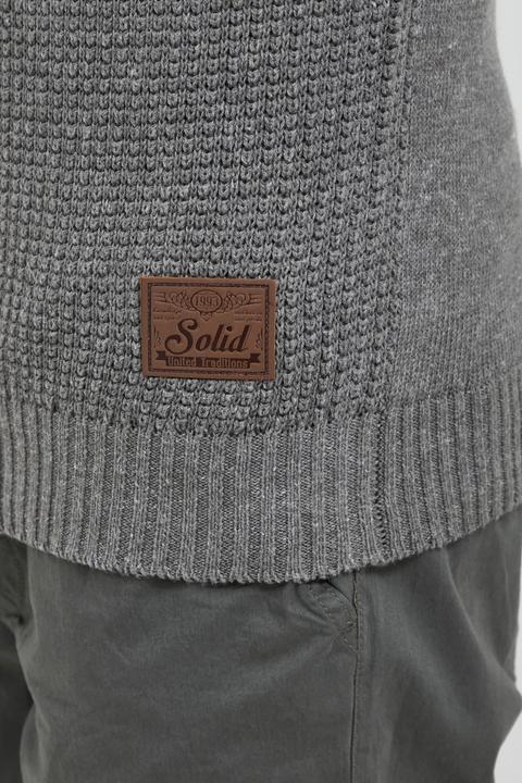 Actual product image Solid Terrance Men's Knitted Pullover (L)