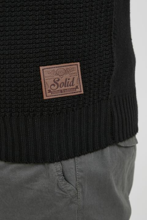 Actual product image Solid Terrance Men's Knitted Pullover (L)