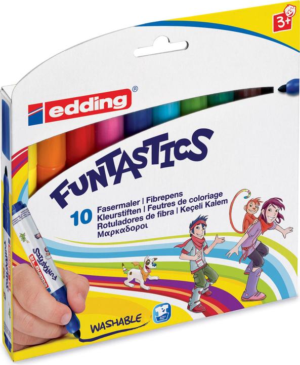 Edding Fasermaler 14 Funtastics (Mehrfarbig, 10 x)