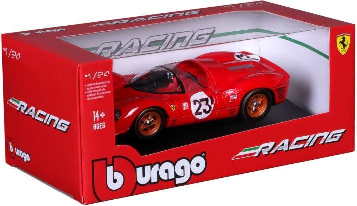 Produktbild Bburago Ferrari Racing 330 P4 Daytona 1/24 rot