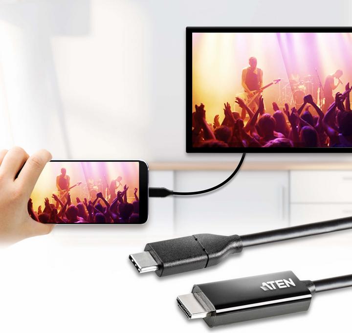 Produktbild Aten USB C – HDMI (2.70 m, HDMI)