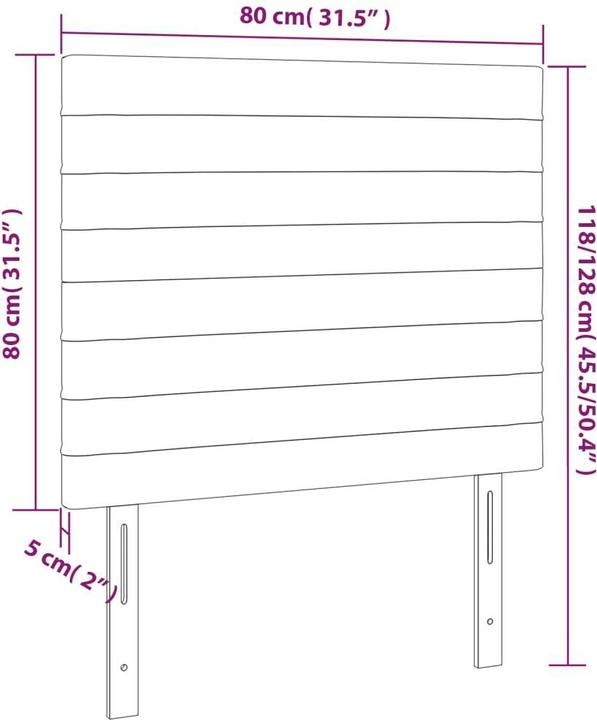 Image du produit VidaXL Erin (80 x 5 x 128 cm)