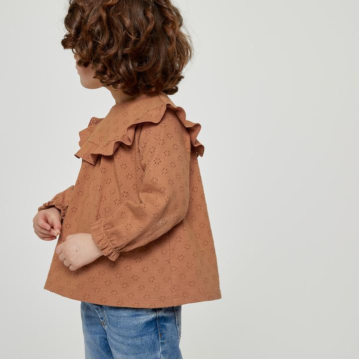 Immagine prodotto La Redoute Collections Confezione da 2 di camicie a maniche lunghe con volant (74)