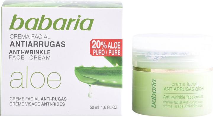 Babaria Anti-Wrinkle Cream Aloe Vera 50 ml (50 ml, 24h cream)