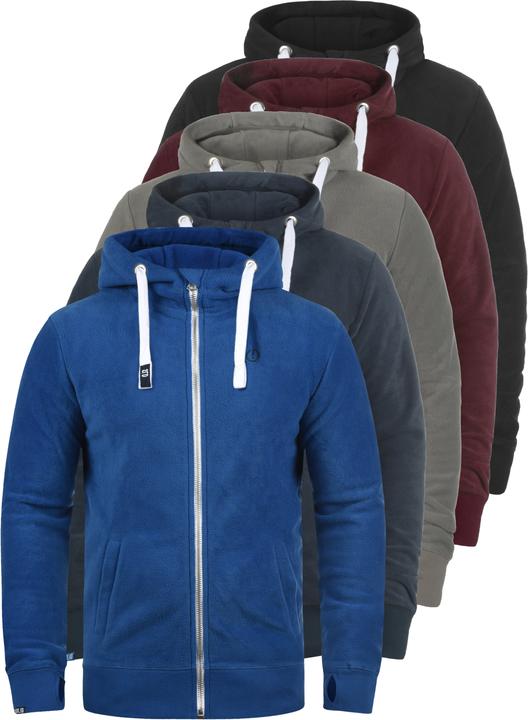 Actual product image Solid Loki Men's Fleece Jacket Zip-Hoodie (M)