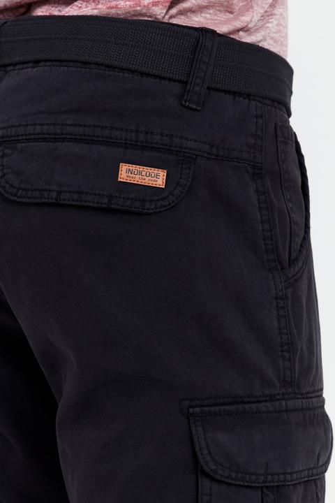 Immagine prodotto Indicode Costa Pantaloncini Cargo Bermuda Shorts Pantaloni corti Da Uomo con cintura In Cotone 100% (3XL)