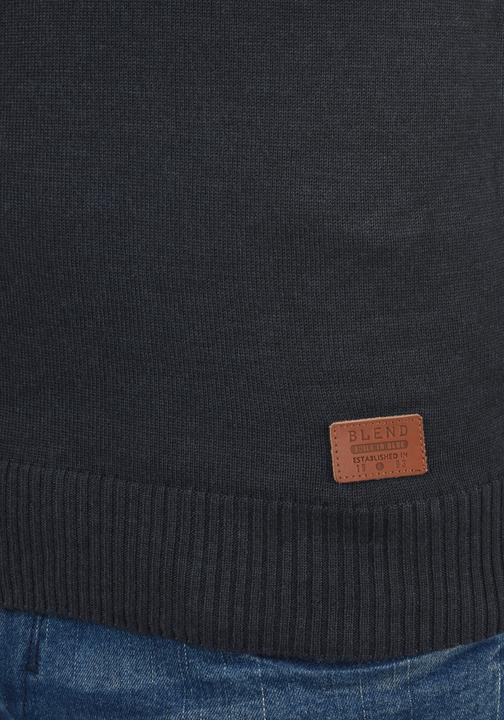 Immagine prodotto Blend Norman Cardigan Maglione Maglia Con Bottoni Da Uomo Con Collo Alto Stampa (XXL)