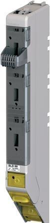 Actual product image ABB SLD 00 3-pole sikringsafbryderliste DIN 00 til Kabeldon, 1-afgang 160A NH00, 4 moduler. nul klem