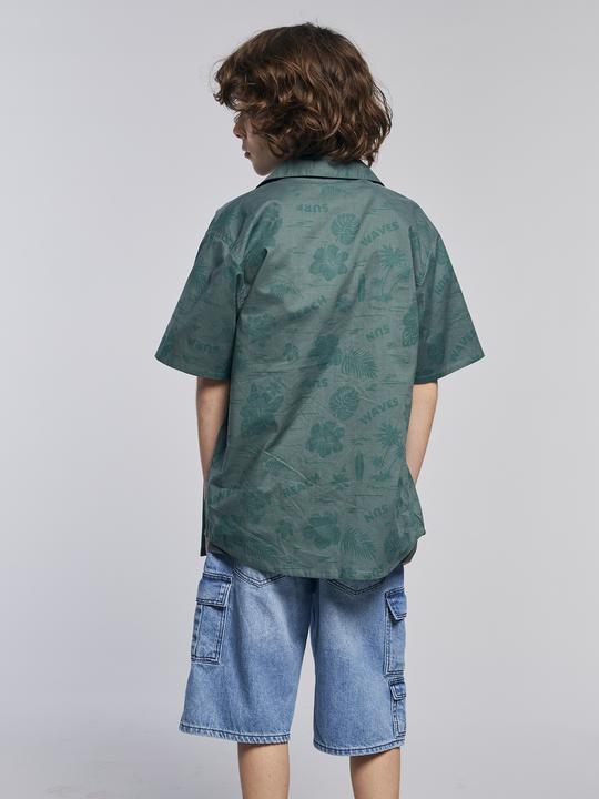 Immagine prodotto Jonen Jungen Hawaiihemd aus Popeline (128)