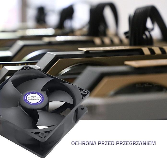 Produktbild Qoltec 50714 ForceFan 6000 RPM fan 120mm (120 mm, 1 x)