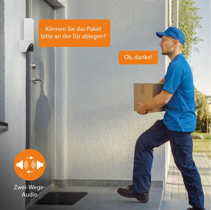 Image du produit Smartwares CIP-39902 Caméra de surveillance - Résolution 2304 x 1296 - 135 pixels - Wifi - Wit - Amazon Alexa (2304 x 1296 Pixels)