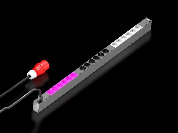 Actual product image Rittal PDU basic /3P CEE 18xCEE7/3 Schuko
