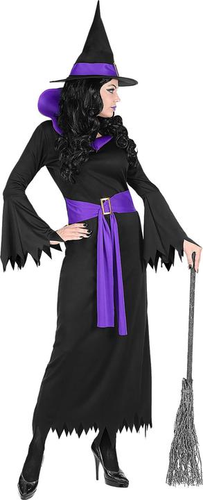 Image du produit Widmann Costume Noir Sorcière Femme Noir / Violet (XXL)