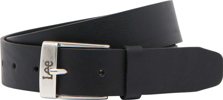 Lee Leather Belt Logo Buckle