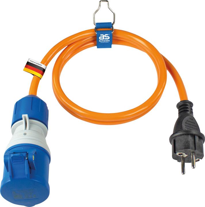 Produktbild As - Schwabe CEE Adapterleitung Französicher Standard Typ E (CEE 7/7, CEE)